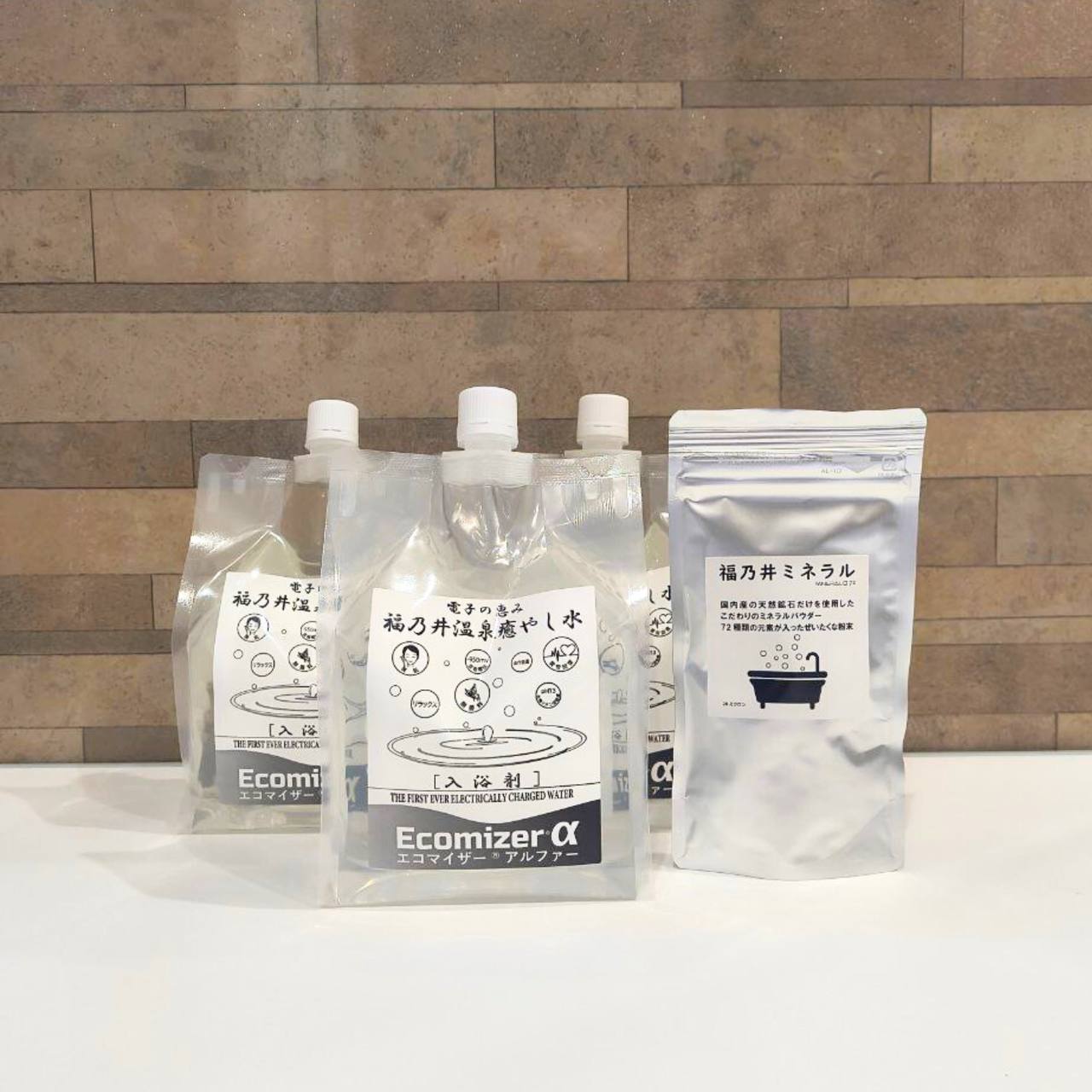 【定期購入】福乃井温泉癒やし水3L+福乃井ミネラル90g